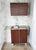 Gabinete Con Tarja De Acero Inoxidable y Alacena